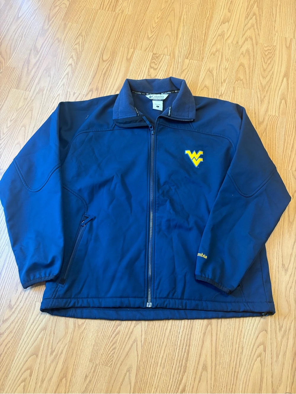 Columbia Navy Blue WV Mountaineers Jacket